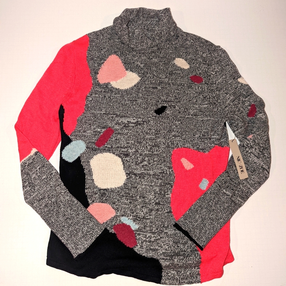 New with Tags Nic + Zoe Turtle Neck Sweater